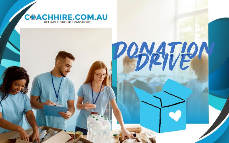 employees making care packages and packing donations together, outreach initiatives, June 2024, Australia